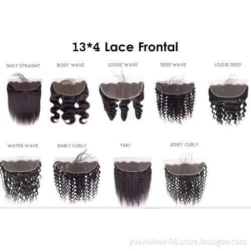 cheap Wholesale Brazilian 100%raw virgin remy#613 human hairHD Transparent 360 13x4 5x5 6x6 Lace closure frontal For Black Women